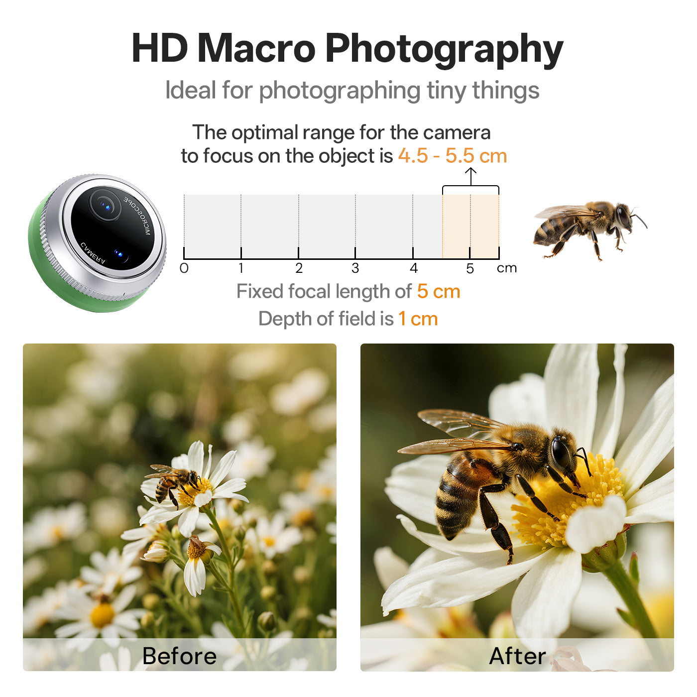 MicroCam X1 | 4K Pocket Microscope Camera for Outdoor Exploration