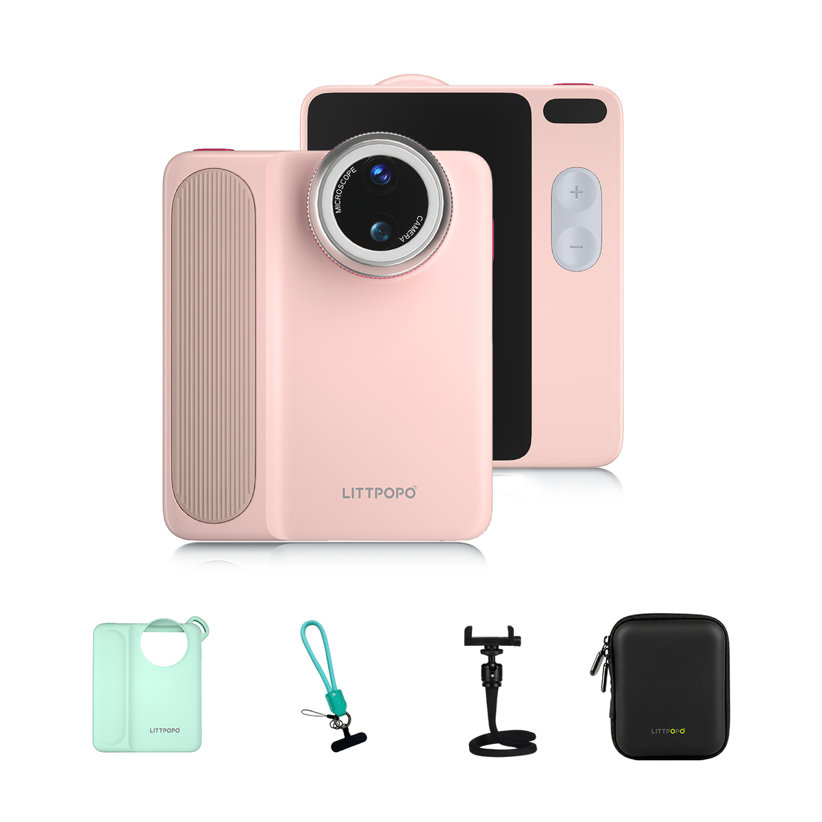 Littpopo MicroCam X1 - Point and Shoot Camera With 40X Magnification Micro Mode