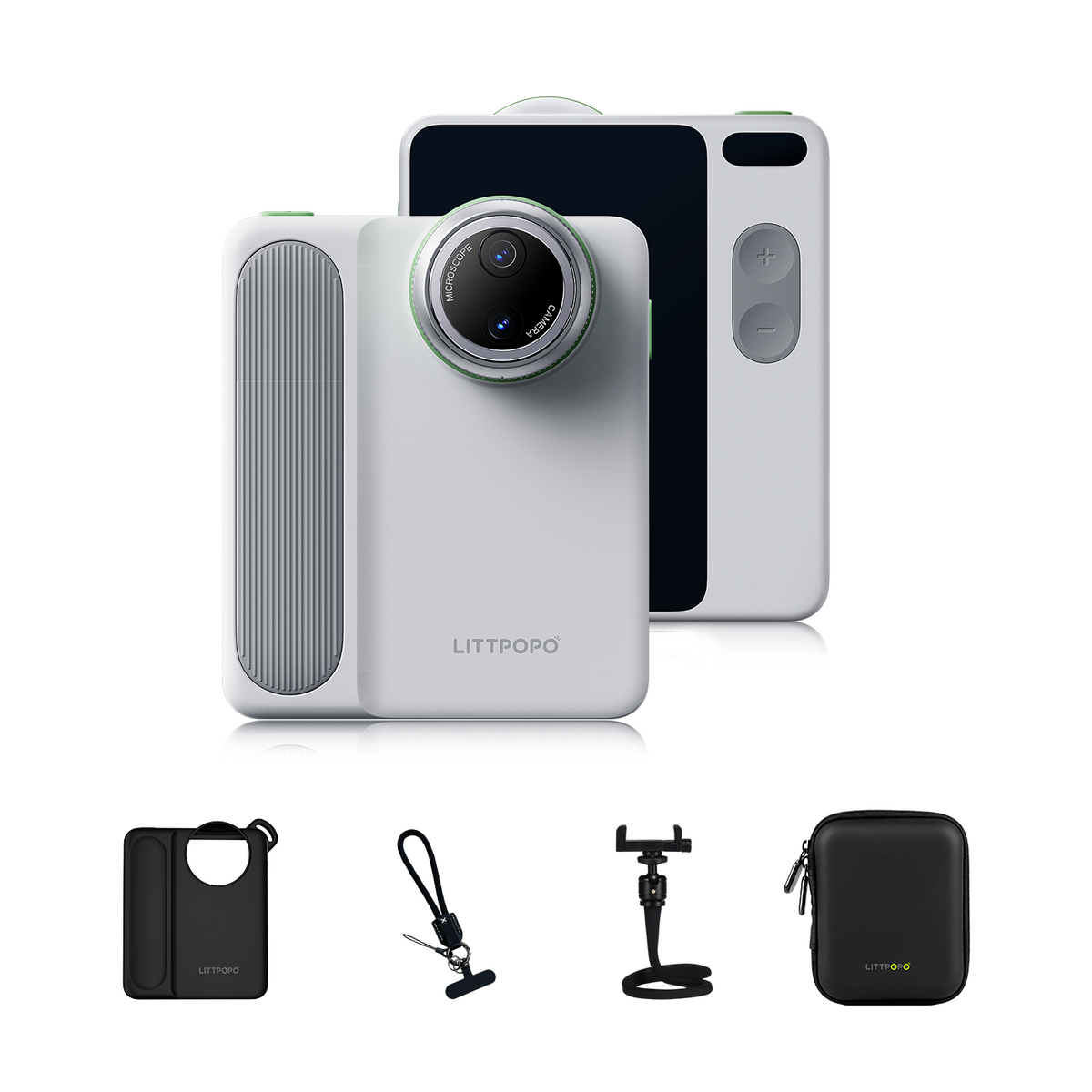 Littpopo MicroCam X1 - Point and Shoot Camera With 40X Magnification Micro Mode