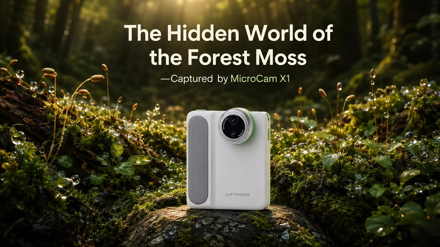 The Hidden World of the Forest Moss —Captured by MicroCam X1