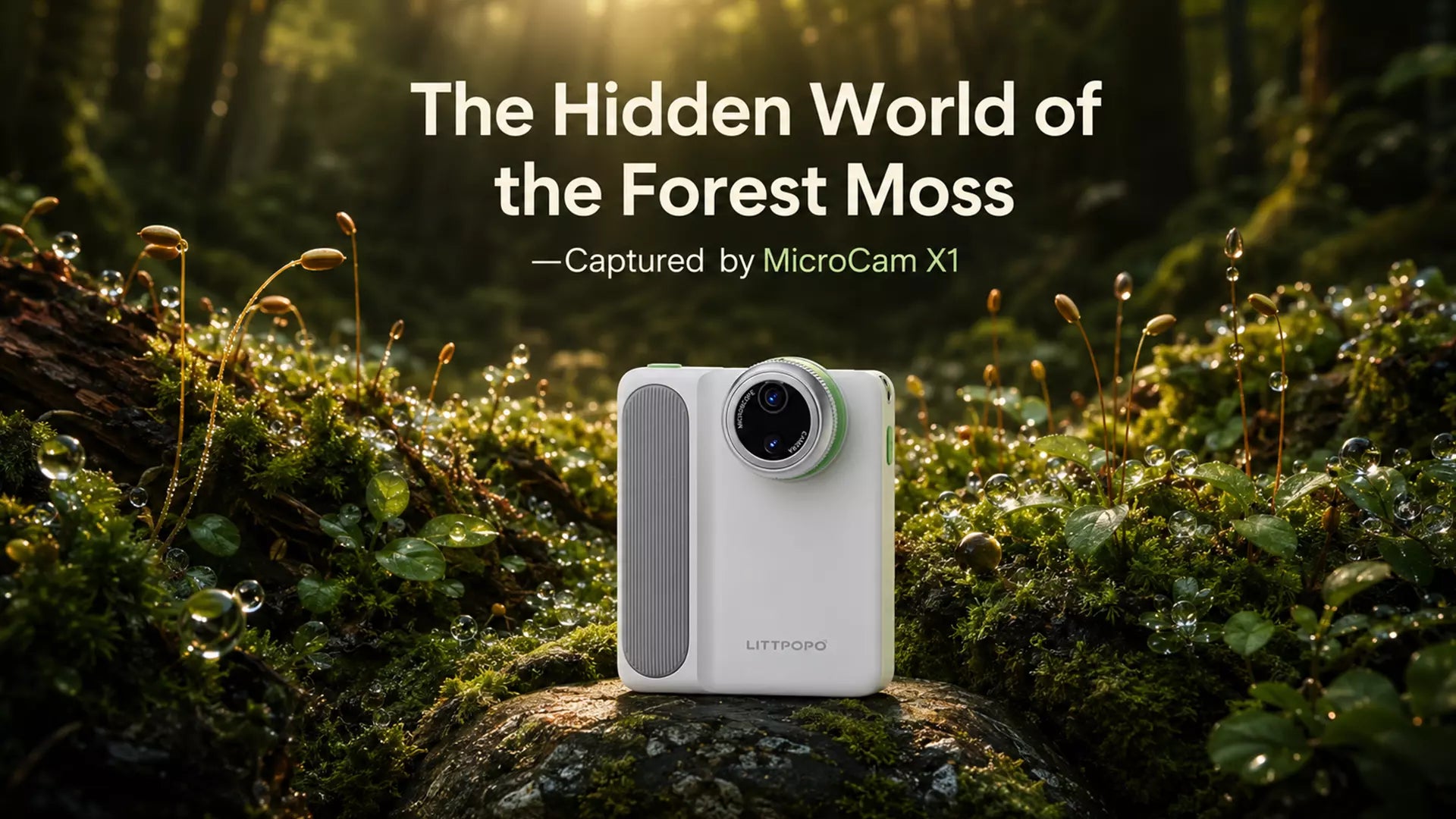 The Hidden World of the Forest Moss —Captured by MicroCam X1