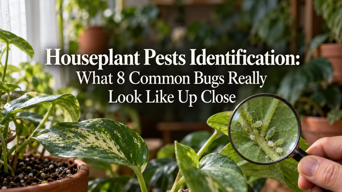 Houseplant Pests Identification: What 8 Common Bugs Really Look Like Up Close