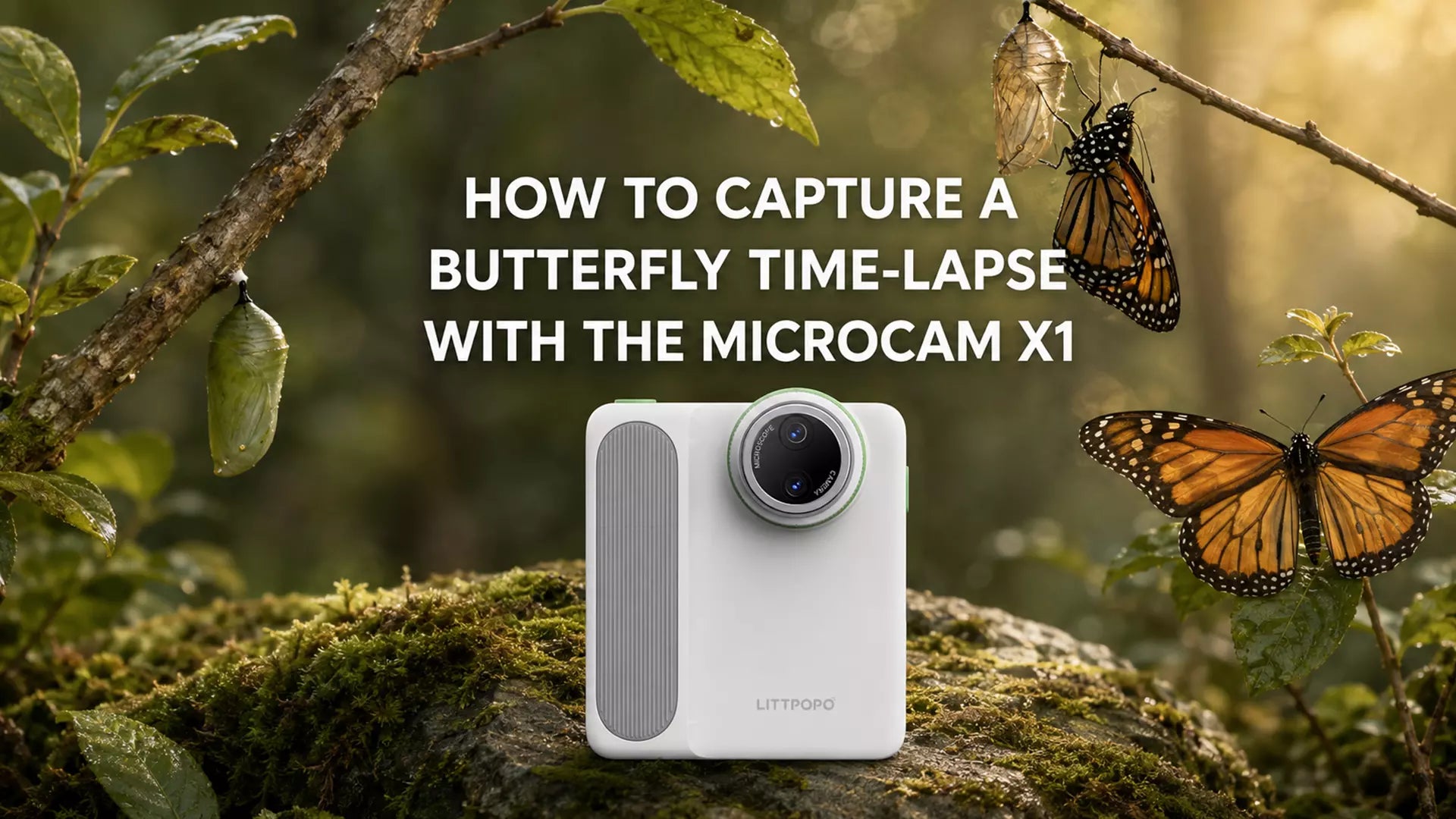 How to Shoot a Butterfly Time Lapse with MicroCam X1