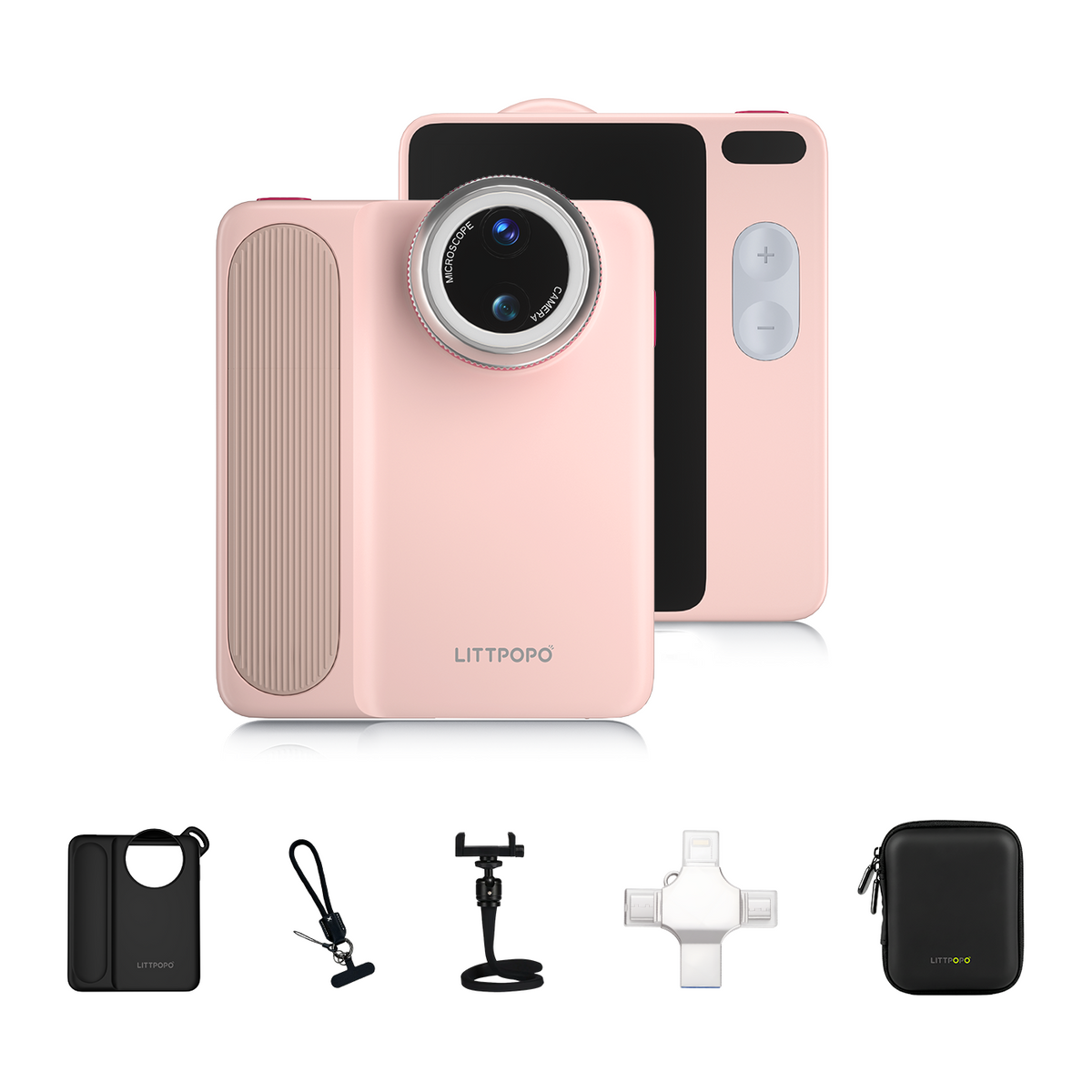 Littpopo MicroCam X1 - Point and Shoot Camera With 40X Magnification Micro Mode