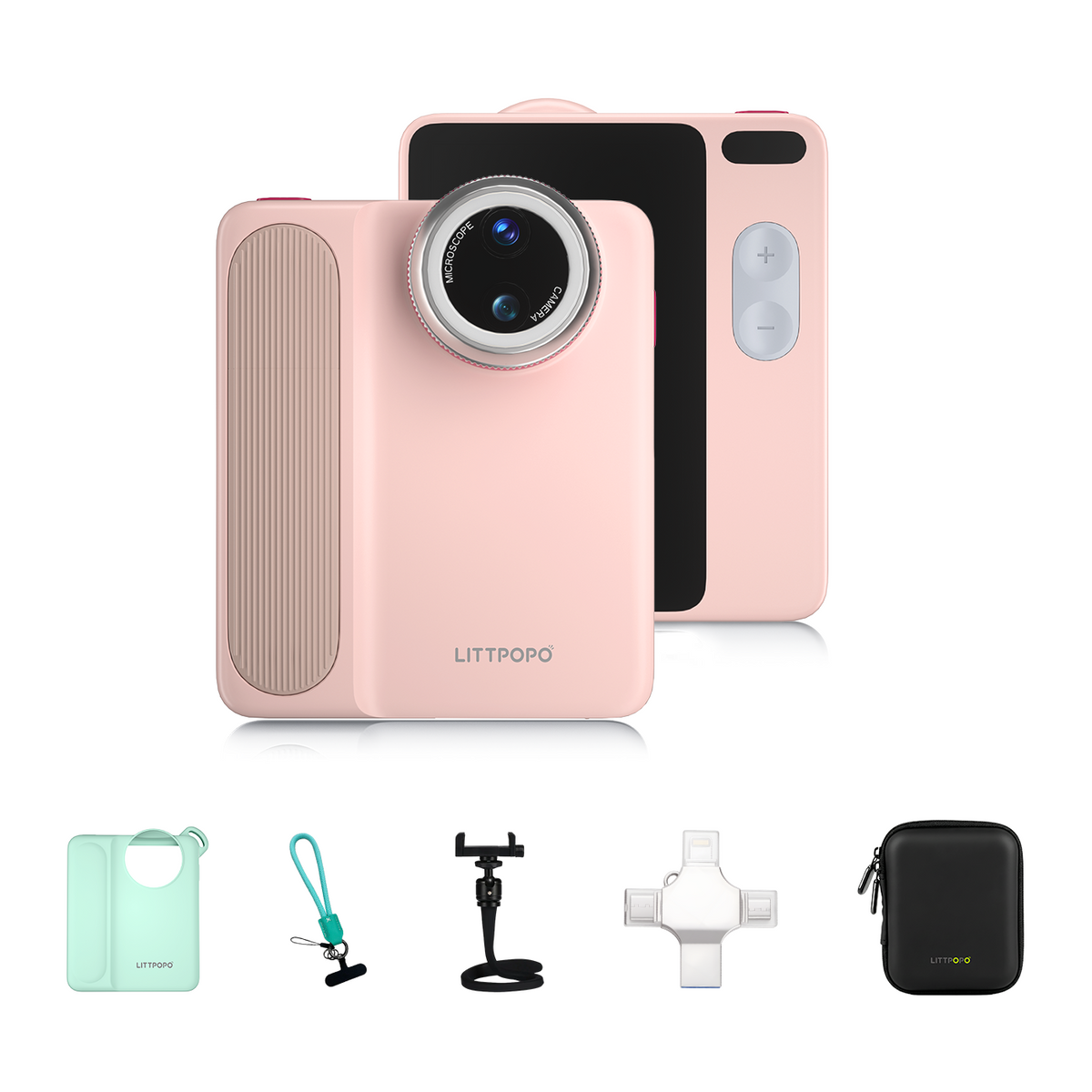 Littpopo MicroCam X1 - Point and Shoot Camera With 40X Magnification Micro Mode