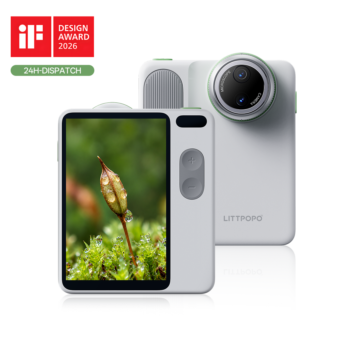 Littpopo MicroCam X1 - Point and Shoot Camera With 40X Magnification Micro Mode